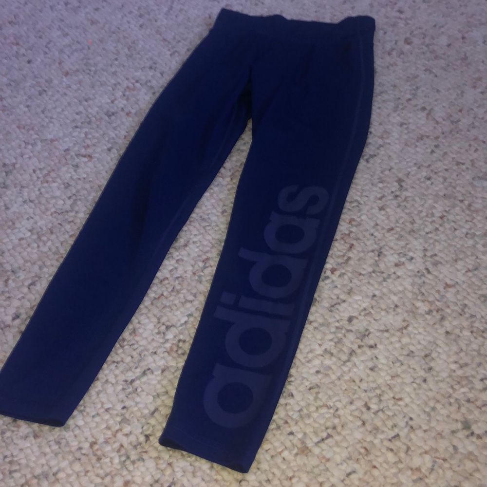blue adidas leggings